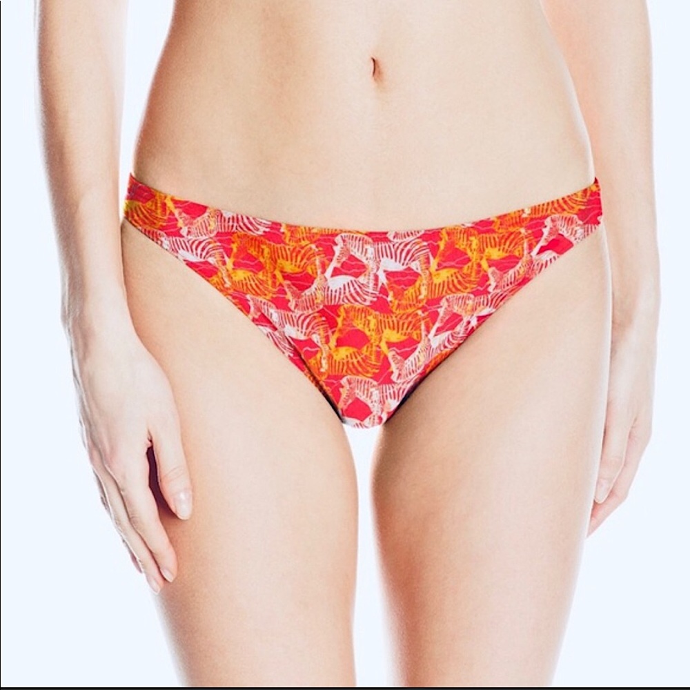 NWT prAna Carmine Pink Safari Kala Bikini Bottoms - 2 Available Sz XS & S
